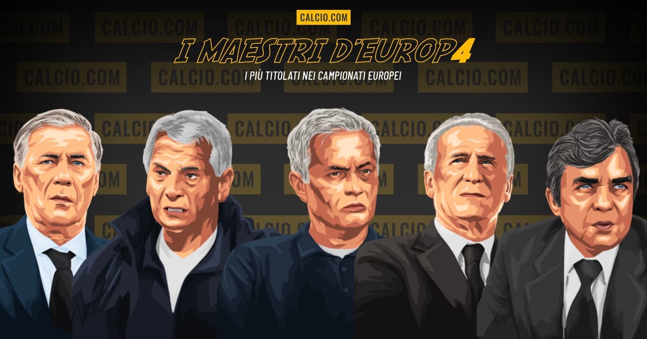 Quali sono gli allenatori maestri d'Europa?