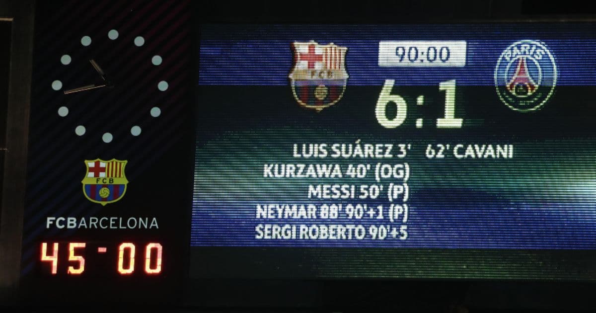 Nella Champions League 2016-2017 il Barcellona eliminò il PSG grazie a un'impresa passata agli annali come "La Remontada"